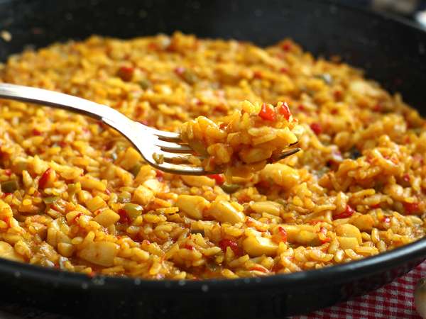 आसान कलामारी के साथ चावल - तैयारी चरण 6