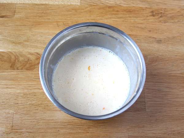 छोटे थन के फ्लान - तैयारी चरण 1