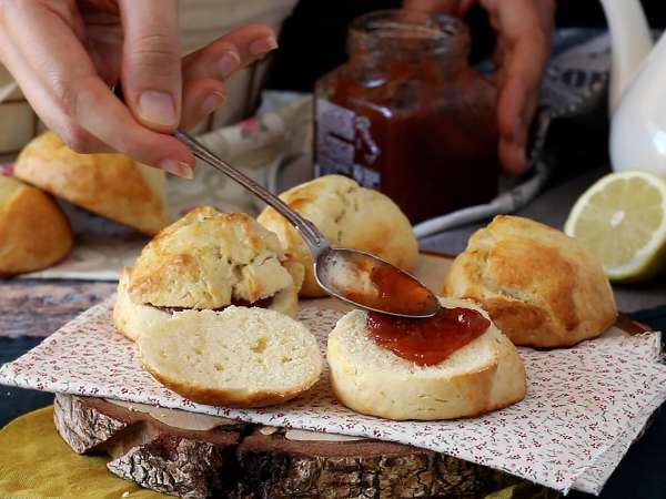 नींबू के छिलके वाले स्कोन - तैयारी चरण 8