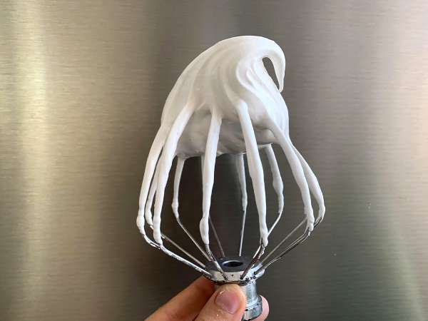 Aquafaba के साथ वेगन मेरिंग्यूज - तैयारी चरण 2