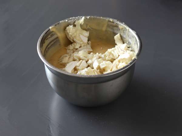 केक लार्डन, चèvre और नट - तैयारी चरण 5