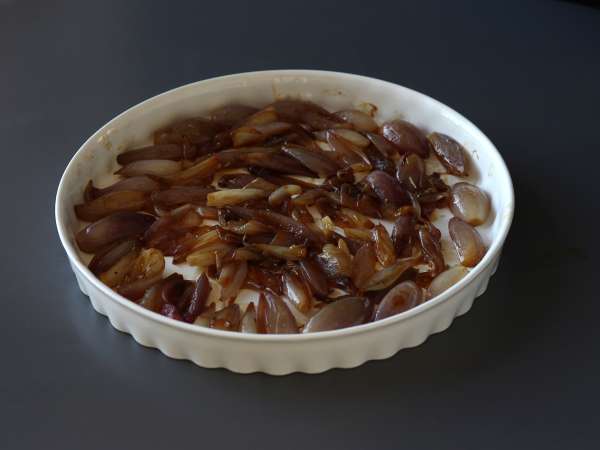 टार्ट टाटिन प्याज और फेटा के साथ, अविश्वसनीय नमकीन संस्करण! - तैयारी चरण 4