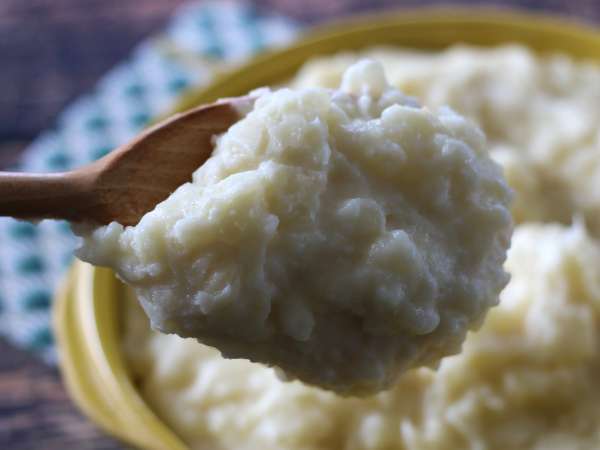 क्रीमी और बहुत आसान कसावा का प्यूरी - तैयारी चरण 7