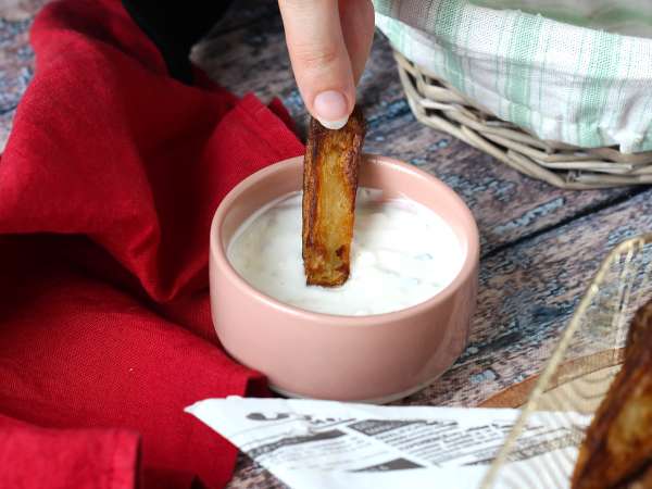 एयर फ्रायर में कुरकुरी और सूखी फ्रेंच फ्राइज़ कैसे बनाएं? - तैयारी चरण 8