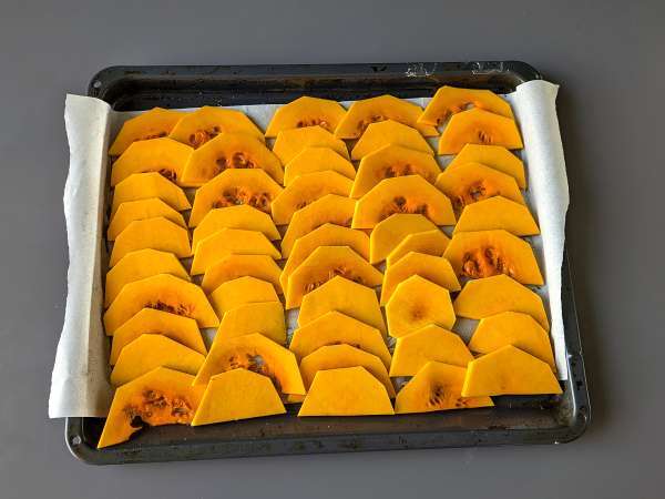 कद्दू की शाकाहारी पार्मिज़ियाना - तैयारी चरण 2