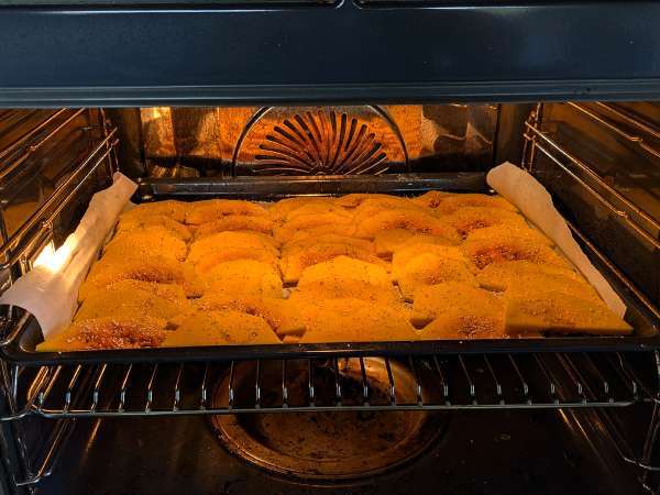 कद्दू की शाकाहारी पार्मिज़ियाना - तैयारी चरण 4