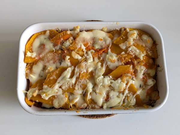 कद्दू की शाकाहारी पार्मिज़ियाना - तैयारी चरण 8