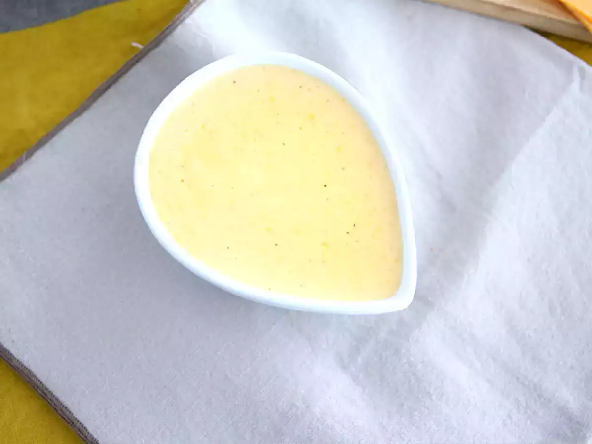 टैकोस के लिए पनीर सॉस - फोटो 5
