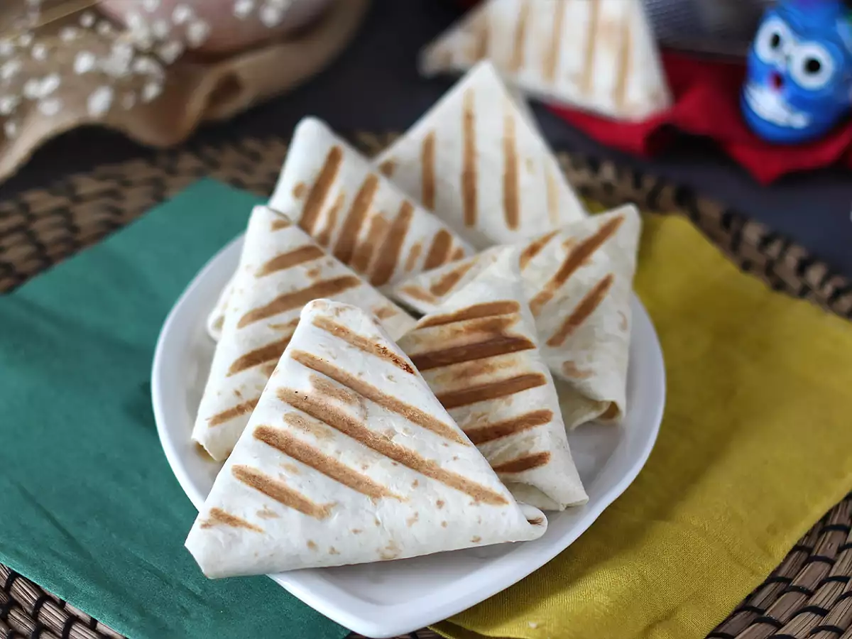 टैकोस समोसा शाकाहारी