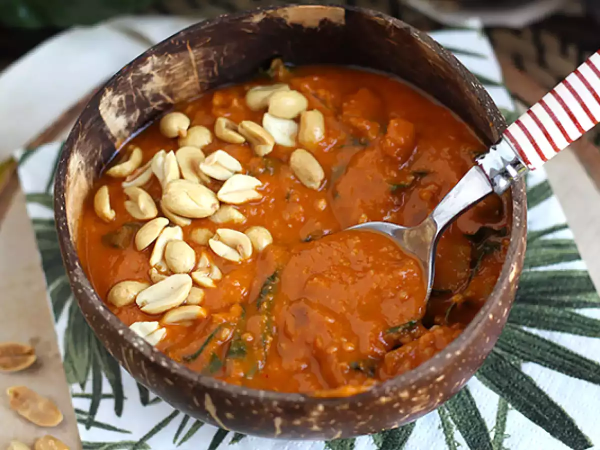 अफ्रीकी सूप: टमाटर, मूंगफली और चुकंदर - African Peanut soup - फोटो 4