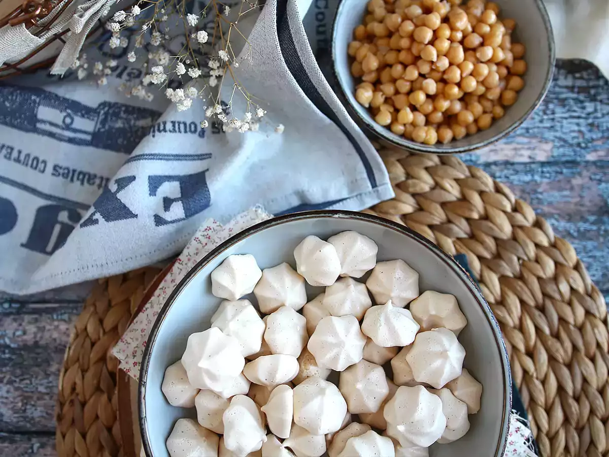 Aquafaba के साथ वेगन मेरिंग्यूज - फोटो 4