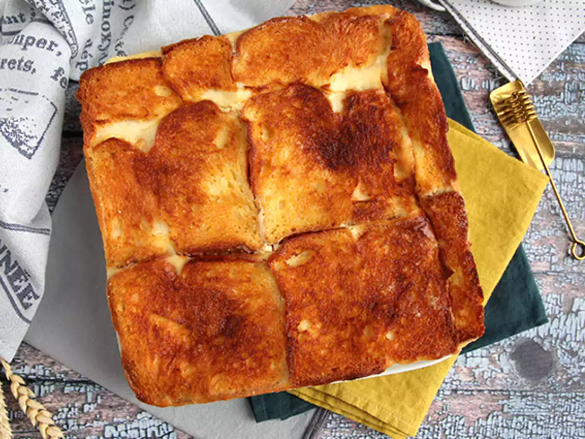 चीज़केक बार्स और फ्रेंच टोस्ट (French toast cheesecake bars) - फोटो 6