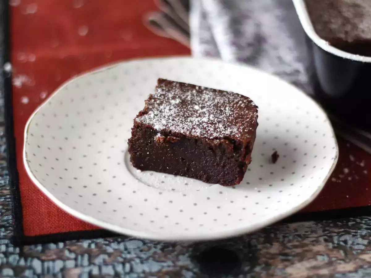 चॉकलेट और चेस्टनट क्रीम के साथ EXTRA FONDANT केक केवल 4 सामग्री के साथ - फोटो 7