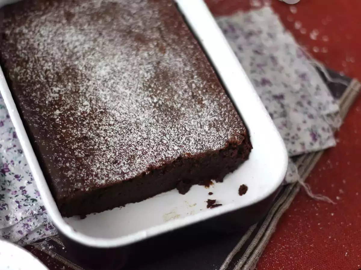 चॉकलेट और चेस्टनट क्रीम के साथ EXTRA FONDANT केक केवल 4 सामग्री के साथ - फोटो 8
