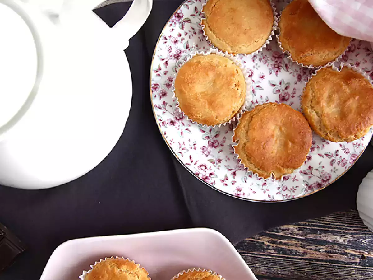 चॉकलेट भरे मफिन - शाकाहारी और ग्लूटेन-मुक्त - फोटो 3