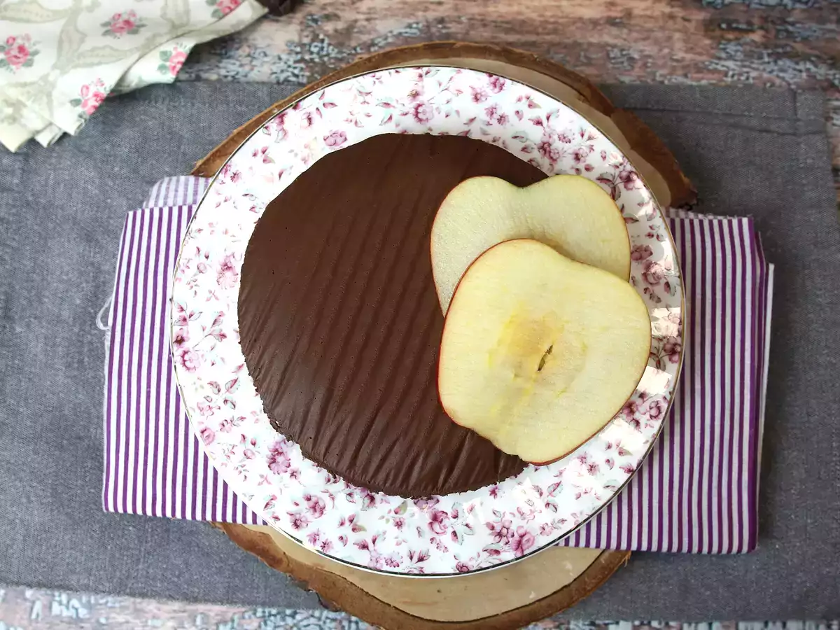 चॉकलेट सेब का फज, केवल 2 सामग्री के साथ बनाने के लिए सुपर आसान मिठाई! - फोटो 5