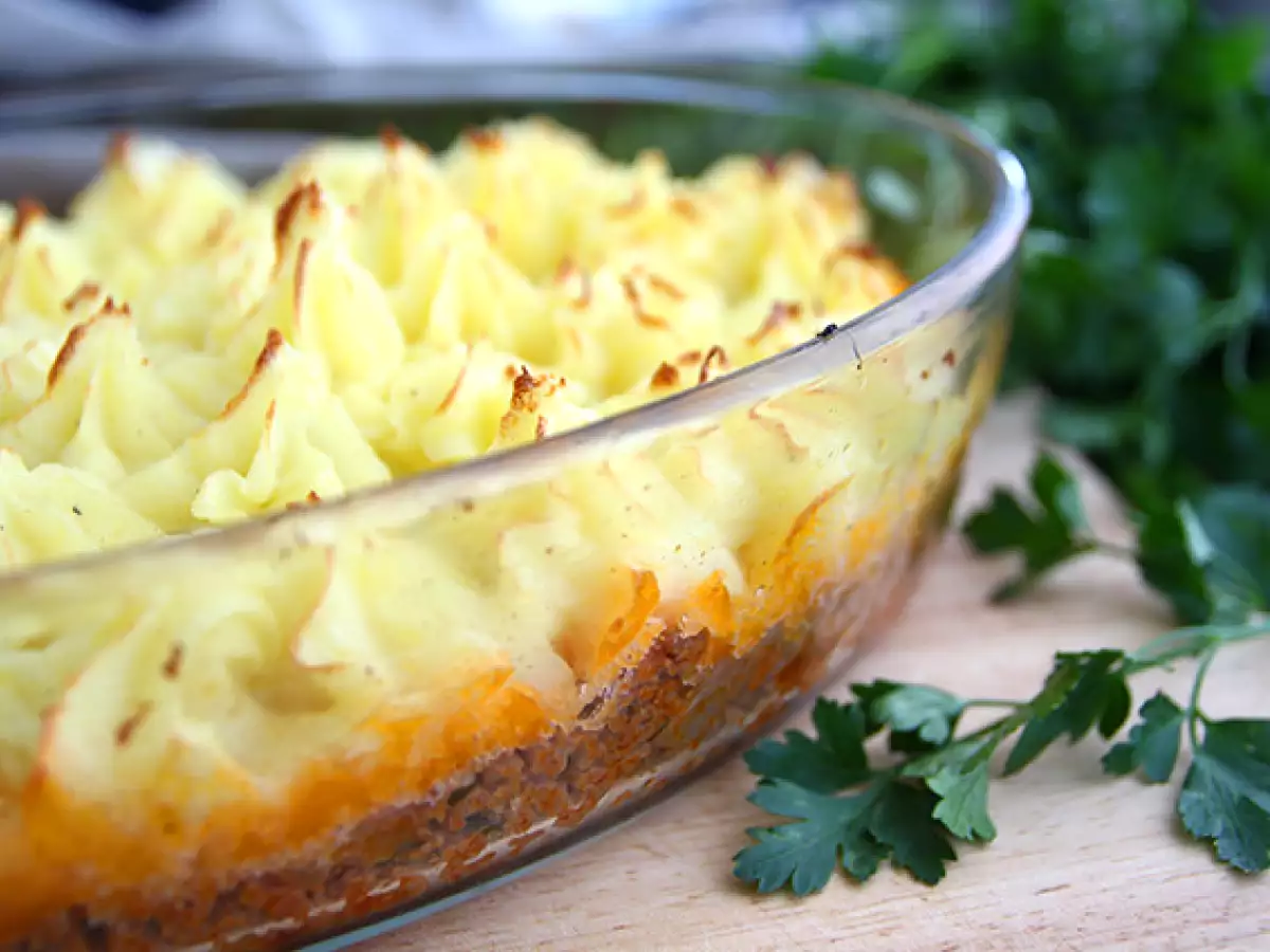 Hachis Parmentier आसान - फोटो 4