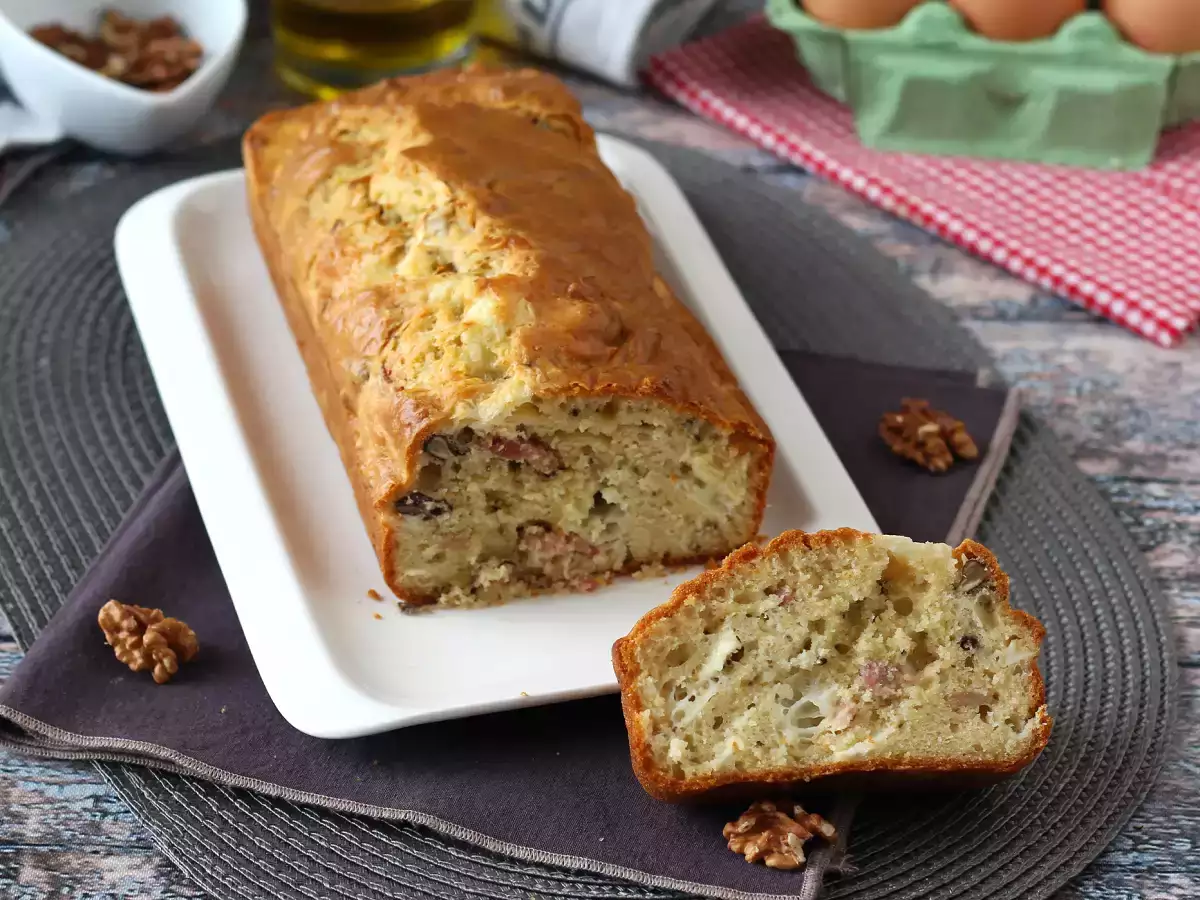 केक लार्डन, चèvre और नट