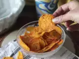 माइक्रोवेव में शकरकंद के चिप्स, फोटो 3