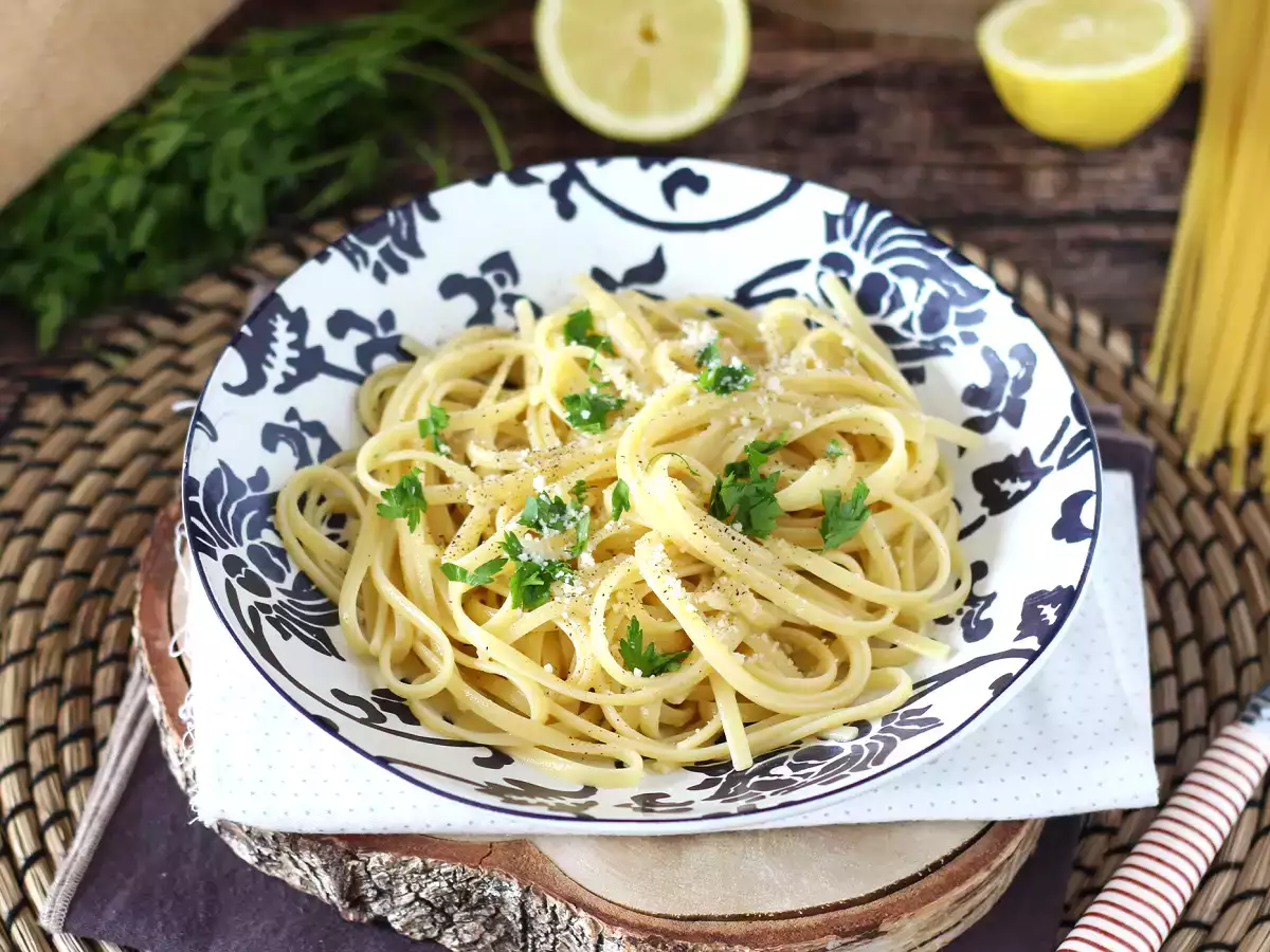 नींबू पास्ता - Pasta al limone (आपका भविष्य का पसंदीदा व्यंजन!)