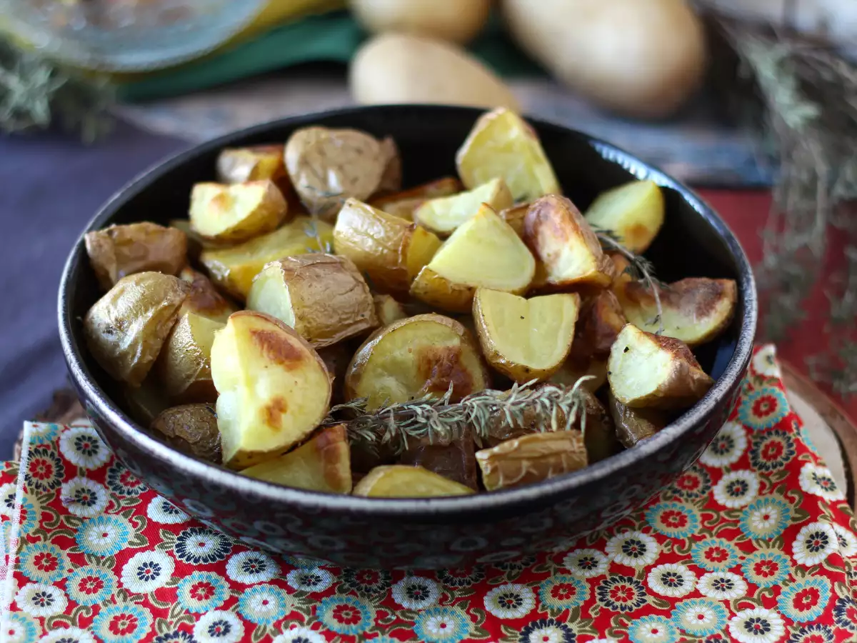 ओवन में भुनी हुई आलू, क्लासिक और नाकाम recipe