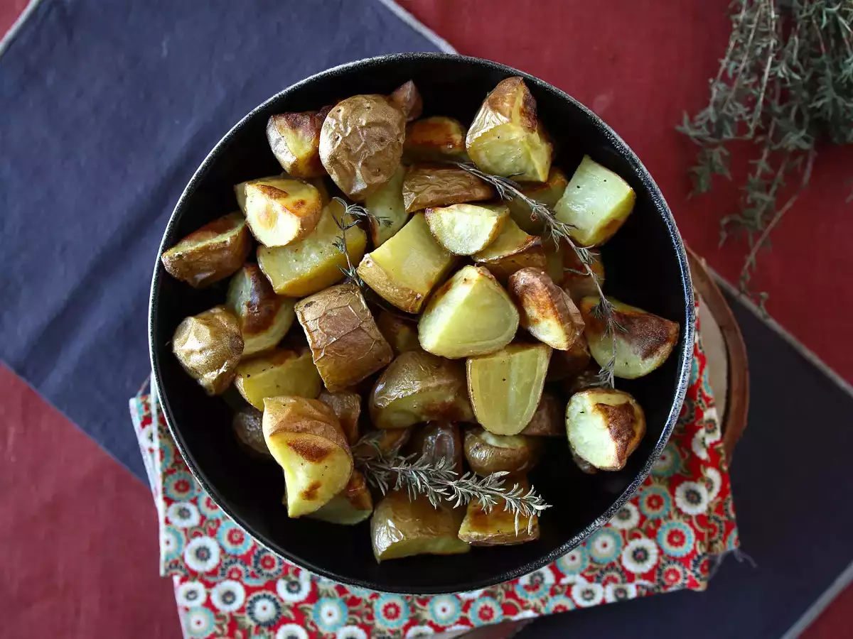 ओवन में भुनी हुई आलू, क्लासिक और नाकाम recipe - फोटो 5