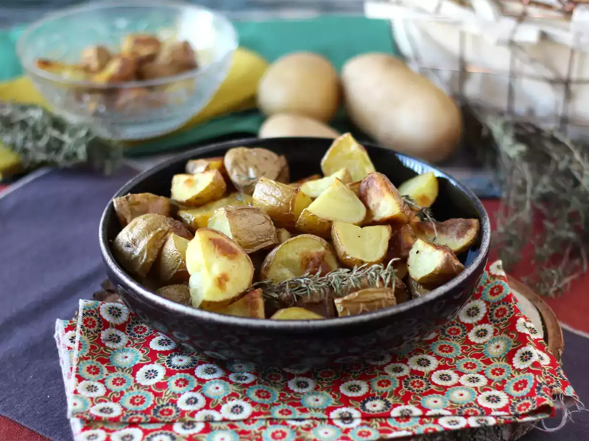 ओवन में भुनी हुई आलू, क्लासिक और नाकाम recipe - फोटो 6