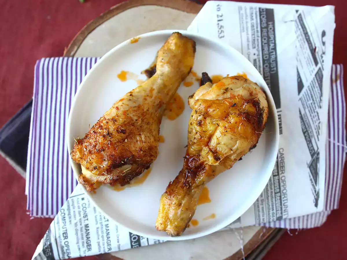 ओवन में जल्दी से बनाने के लिए मैरीनेटेड चिकन के पैरों! - फोटो 4