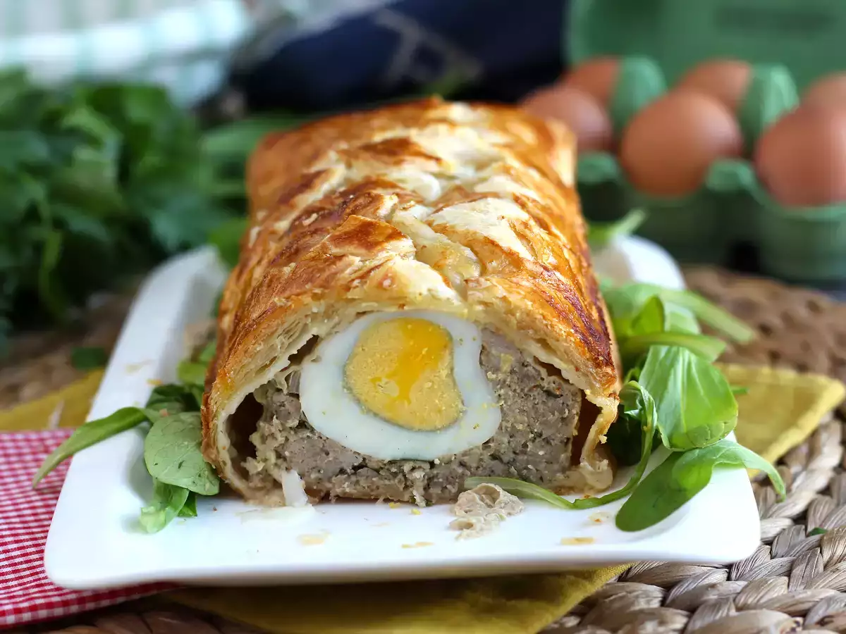 पैटे बेरीचोन, पारंपरिक भोजन के लिए सुपर स्वादिष्ट ईस्टर पैटé! - फोटो 3