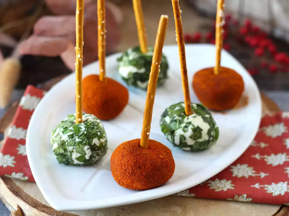 पनीर के बॉल्स अपेरिटिफ के लिए - फोटो 2