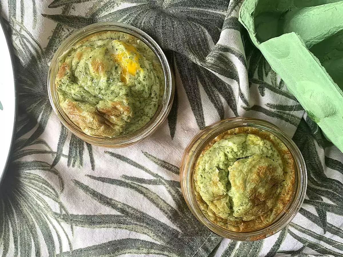 पेस्टो के साथ ओव कॉकट