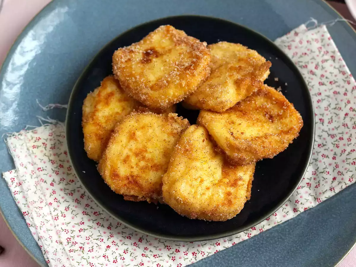 फ्राइड मिल्क स्पेनिश मिठाई - फोटो 2