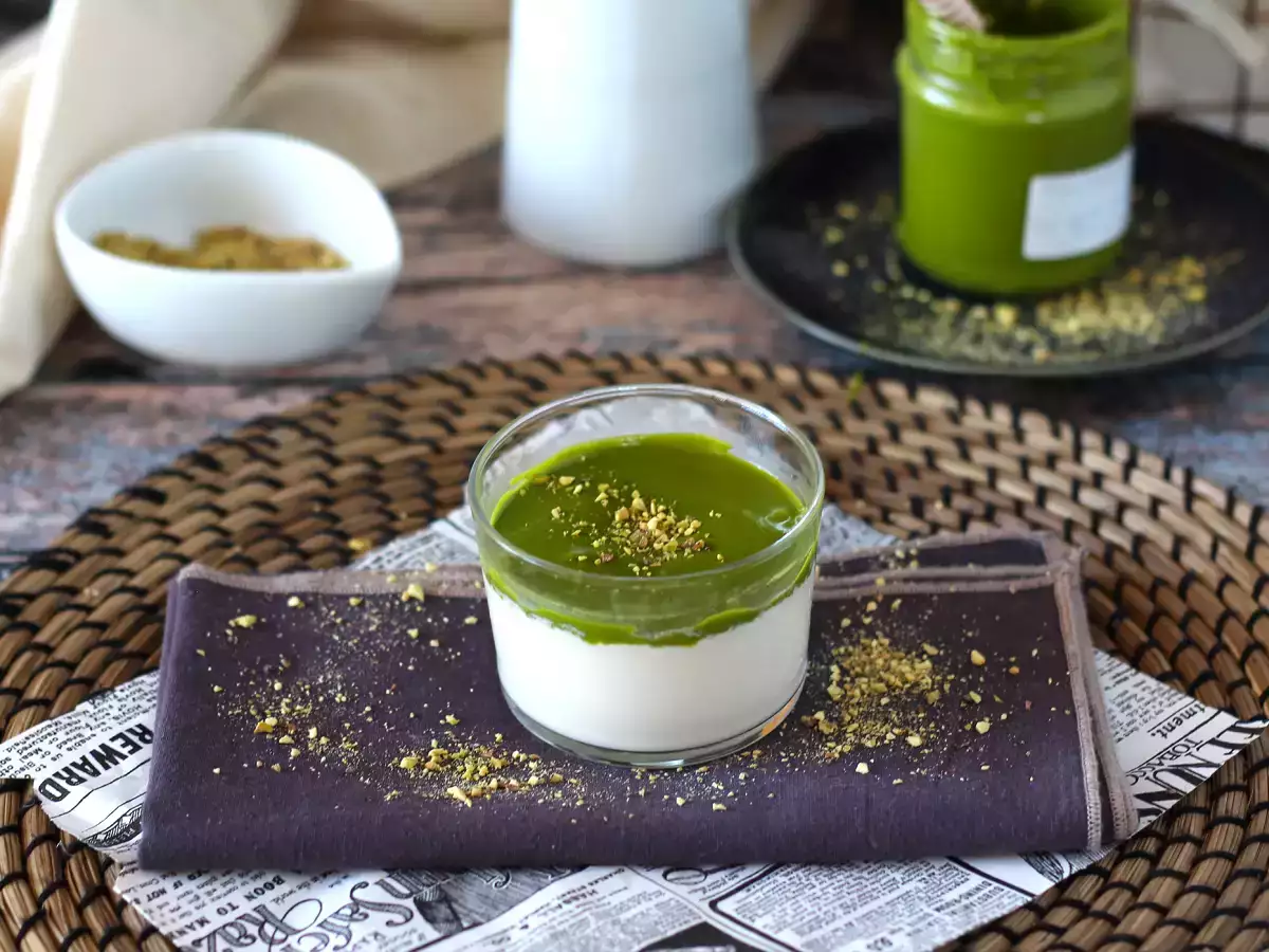 पिस्ता की panna cotta, आसान नुस्खा जिसे सभी पसंद करते हैं! - फोटो 4