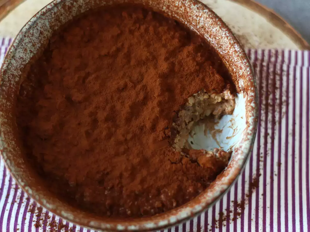 रात भर भिगोए गए ओट्स, तिरामिसु का स्वाद, कॉफी और कोको के साथ परफेक्ट नाश्ता! - फोटो 2