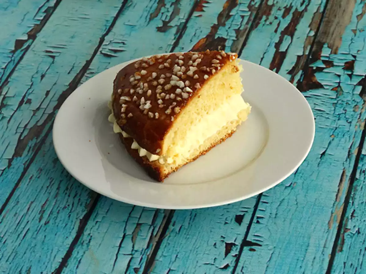 Tarte tropézienne व्याख्या की गई कदम से कदम - फोटो 4